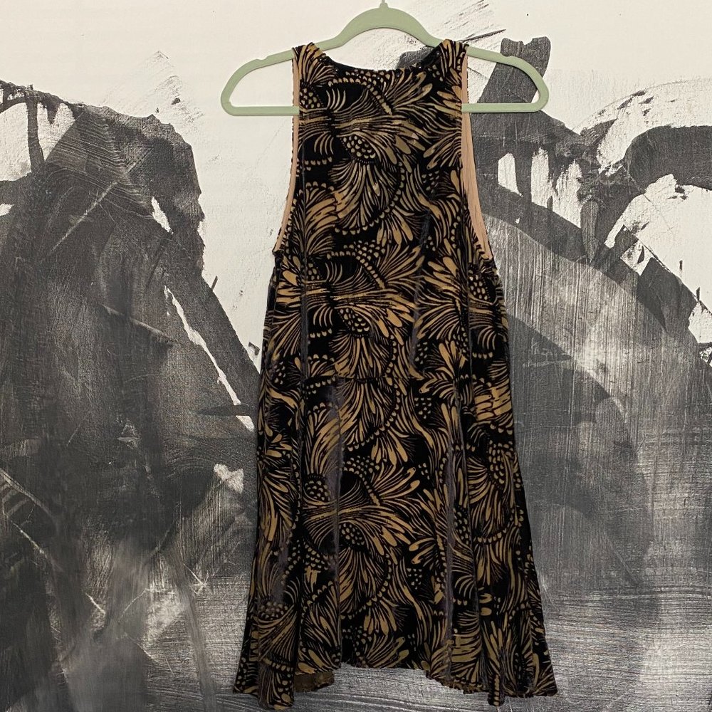 Free People | Ellie Mini Dress | Velvet Burnout | Small - Picture 5 of 12